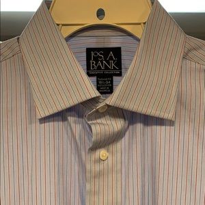 Jos A Bank Tailored Fit Dress Shirt 15.5/34